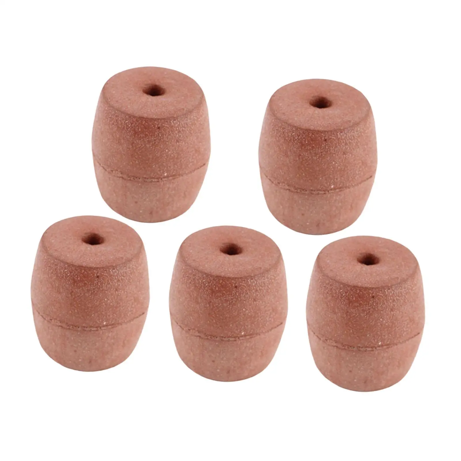5Pcs Rope Floats Buoy Ball Small 10mm Hole Deep Water Fishing Marker Hard PVC Water Park Trail