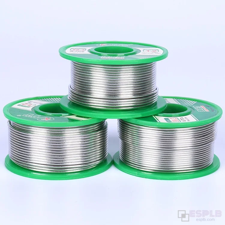 ESPLB 50G Lead Free Solder Wire Tin Sn99.3 Cu0.7 0.5/0.6/0.8/1.0/1.2/1.5/2.0mm Rosin Core Solder Welding Soldering Iron