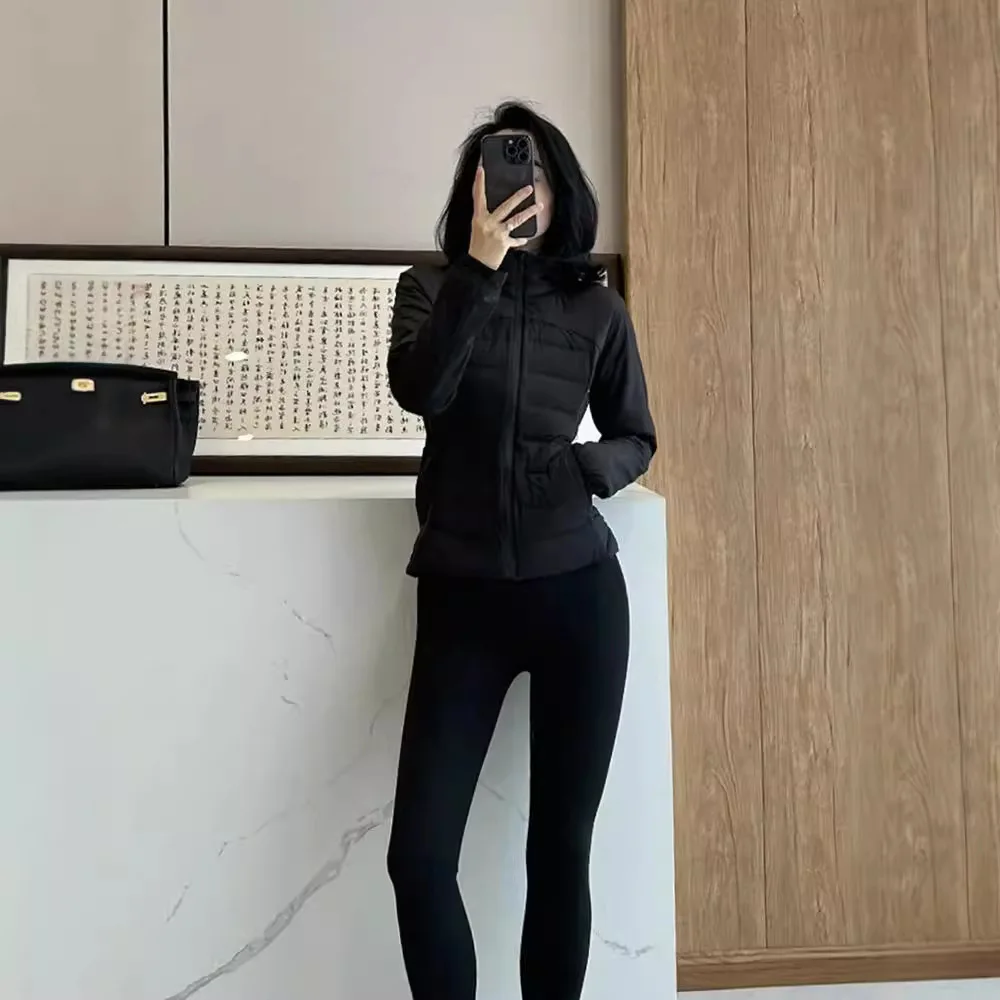 معطف قطني خفيف ورقيق للنساء 2025 تصميم جديد رقيق مقاوم للرياح سترة قطنية دافئة للخريف والشتاء سترة رياضية خارجية #4