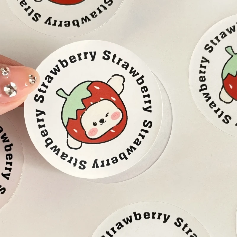 500PCS Custom Stickers and Customized Logos Wedding Birthday Gift Box Stickers Design Your Own Labels Personalize Stickers