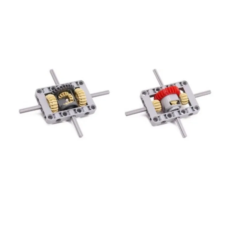 MOC Building Block Assembly Components Are Suitable for The 5x7 Model 64179 Gear Power Toy Used in Remote-controlled Vehicles