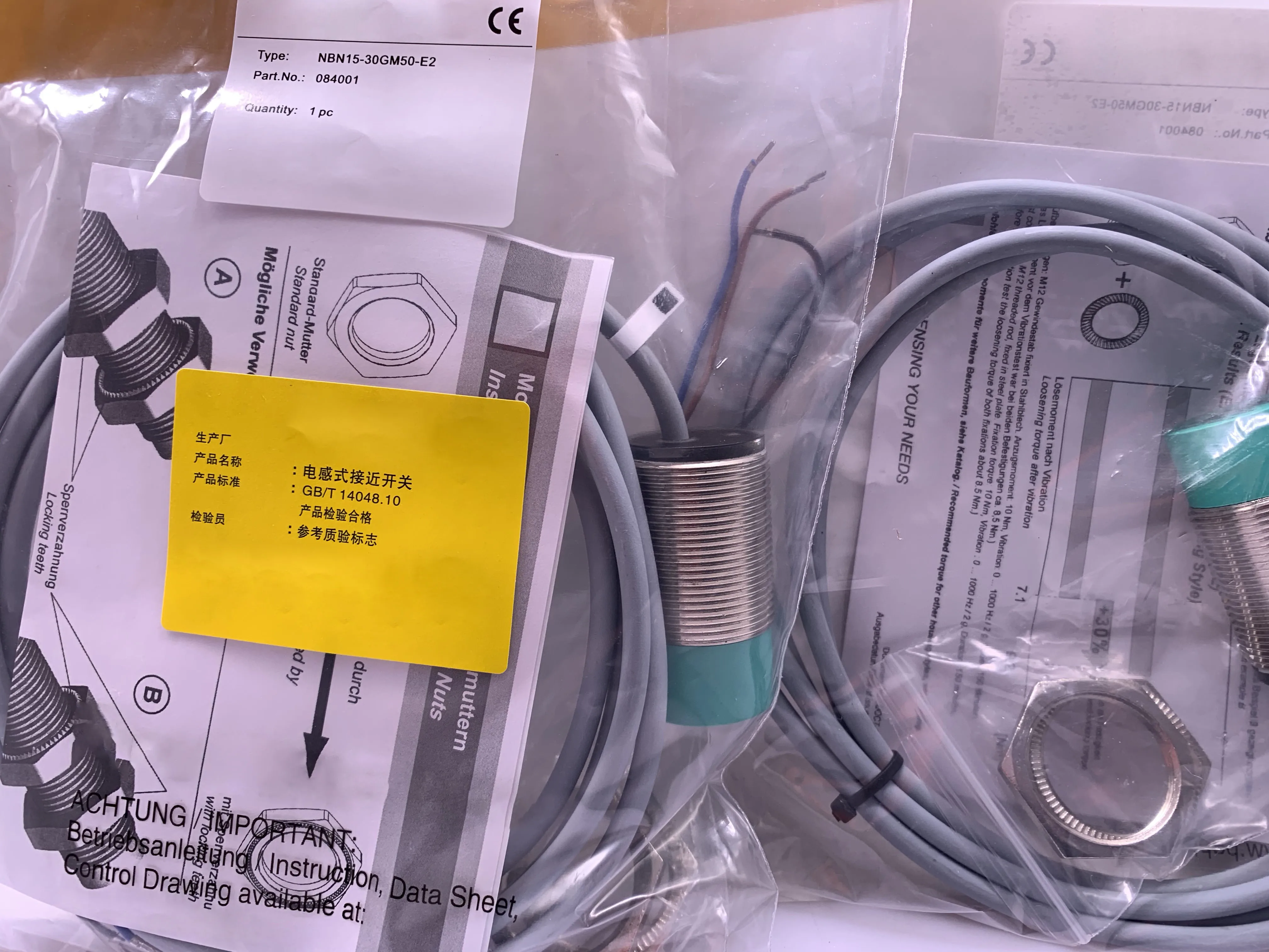 In Stock New Proximity Switch Sensor NBB4 NBB2 NBN4 NBN8 NBB5 NBB10 NBN15 -12 30 E0-V1 18GM50-E2 High Quality Seller