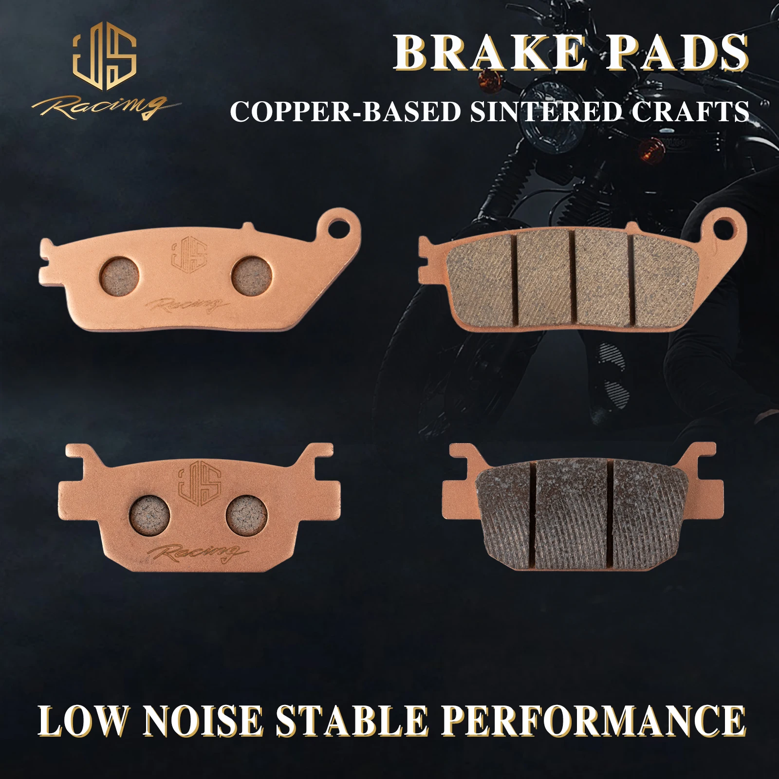 JSRAOIMG Motorcycle Accessories Sintered Front Rear Brake Pads For Honda NSS125 Forza 2015 - 2025 SH125 SH150 2013 2014 - 2024