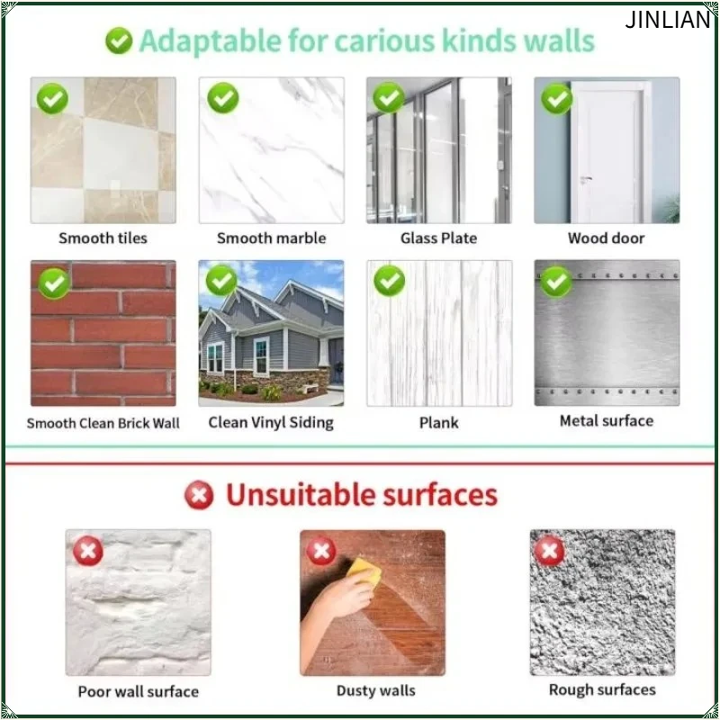 Increased Hook with Strong Adhesion on The Wall No Need To Drill Holes in The Kitchen Adhesive Hooks Load-bearing Wall Hooks