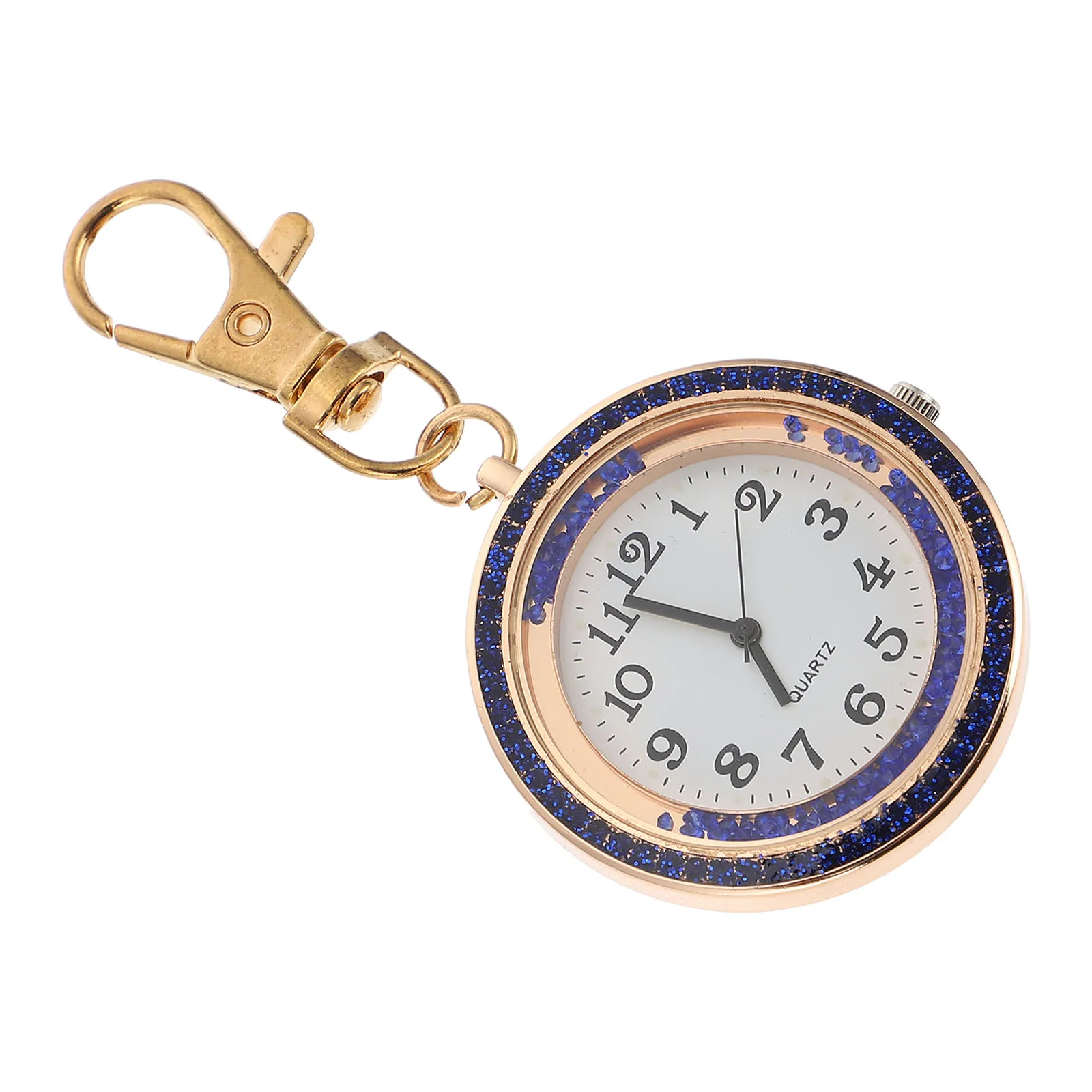 

Rhinestone Hanging Table Pocket Watch Pocketwatch Stainless Steel Modern Student Mechanical