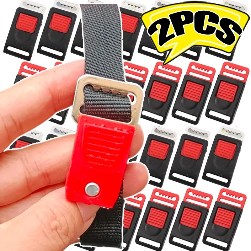

1/2Pcs Motorcycle Helmet Quick Release Buckle For Chin Strap Clip Lock Professional 9 Gear Fastener Moto Scooter DIY Repair Part