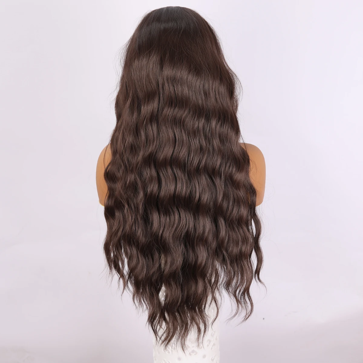 Daily Ultra Long Black Wave Synthetic Wig Suitable For Women African Waves Halloween Cosplay Natural Heat Dissipation Wig