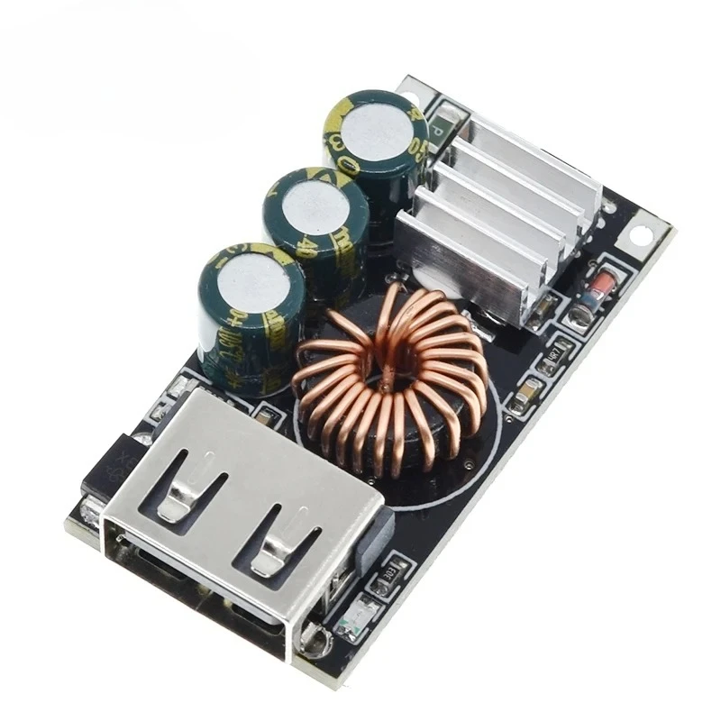 QC3.0 DIY snellader DC 5-32V 24W step-down module voor noodopladen van mobiele telefoon