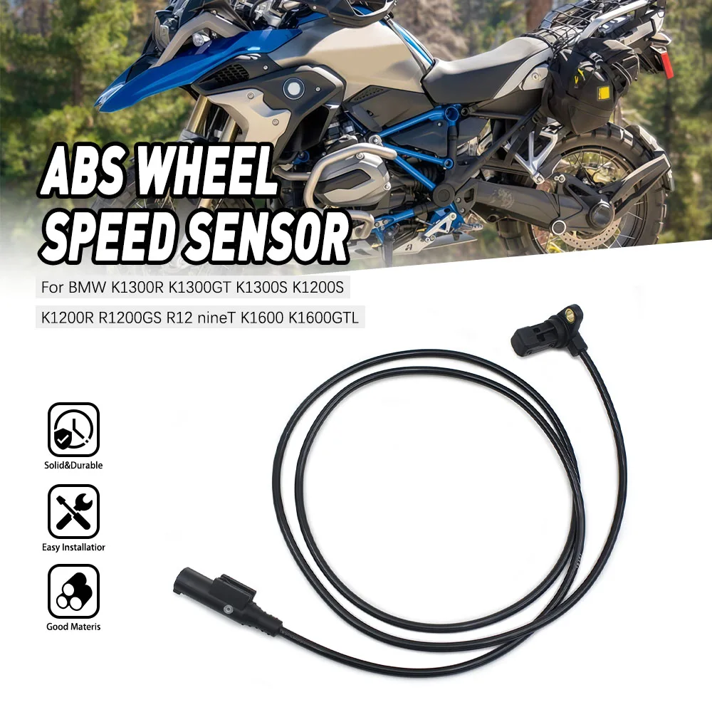 For BMW K1300R K1300GT K1300S K1200S K1200R R1200GS R12 NineT K1600 K1600GTL Motorcycle Accessories ABS Wheel Speed Sensor