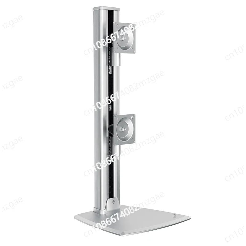 Monitor Universal Bracket Up and Down Double Screen Robotic Arm Column Computer Desktop Rotating Lifting Telescopic Bench