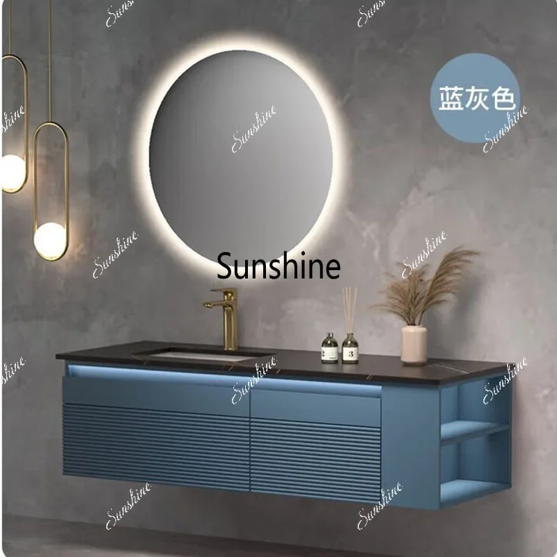 YBathroom cabinet combination, light luxury bathroom, intelligent induction, simplicity