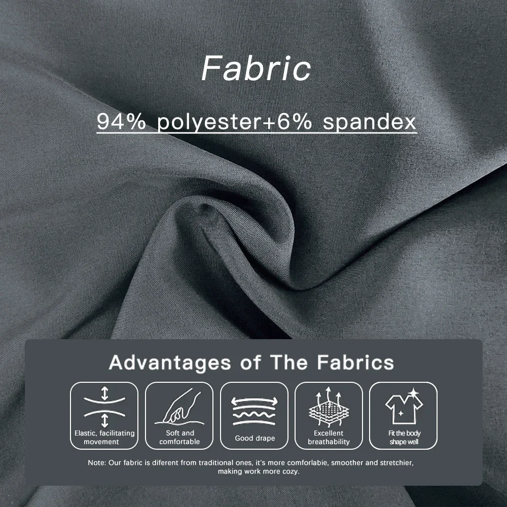 Wholesale 2-piece Set Clinical Workwear Pharmacy Lab Work Suit Medical Top Pants Dentist Overalls Nurse Doctor Surgical Uniforms