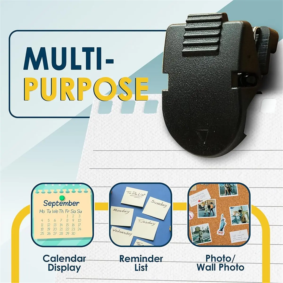 50 Pcs Cubicle Clips for Fabric Panels Hold Partition Hooks for Notes, Photos, Keys Enhance Workplace Efficiency