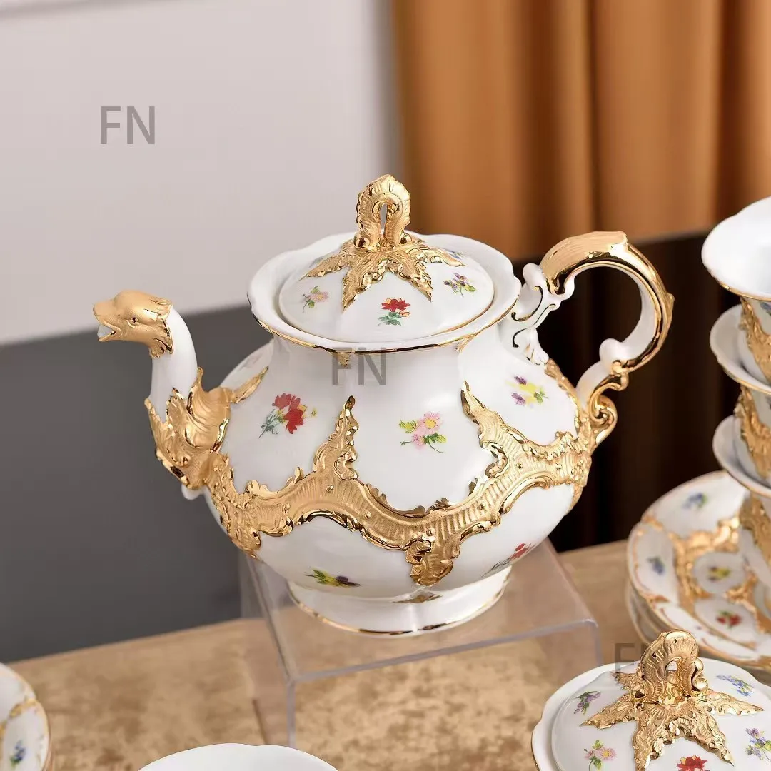 DSA Home l Coffee Cup Saucer Coffee Set Court Style Gift Box Set