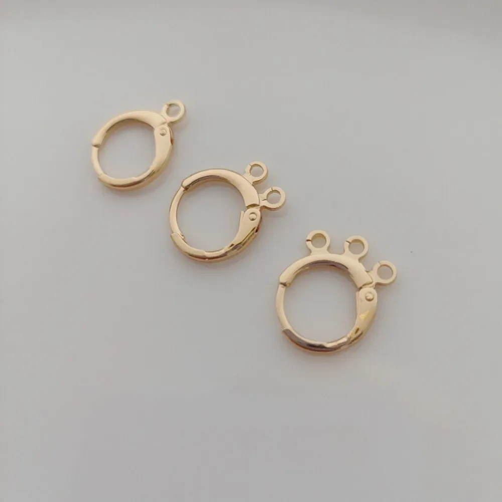 

14K Gold-plated Ear Hooks, Earring Ear Hooks, Tassels, Stud Earrings, Hanging Rings, Diy Accessory Materials, 11mm