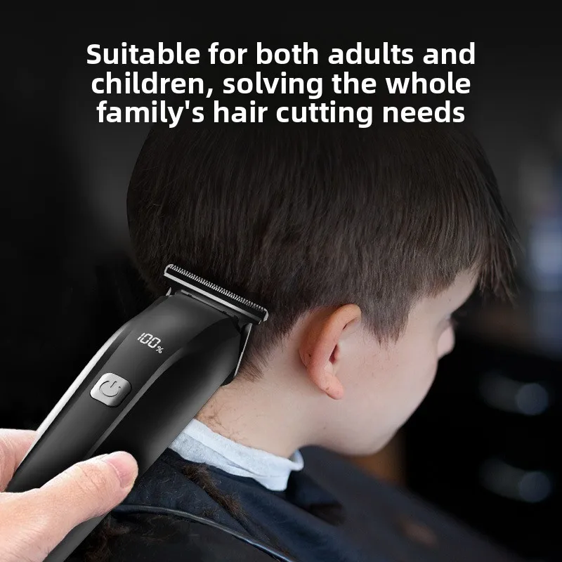 

Перезаряжаемая машинка для стрижки волос Профессиональный триммер из нержавеющей стали для лысины и стрижки волос