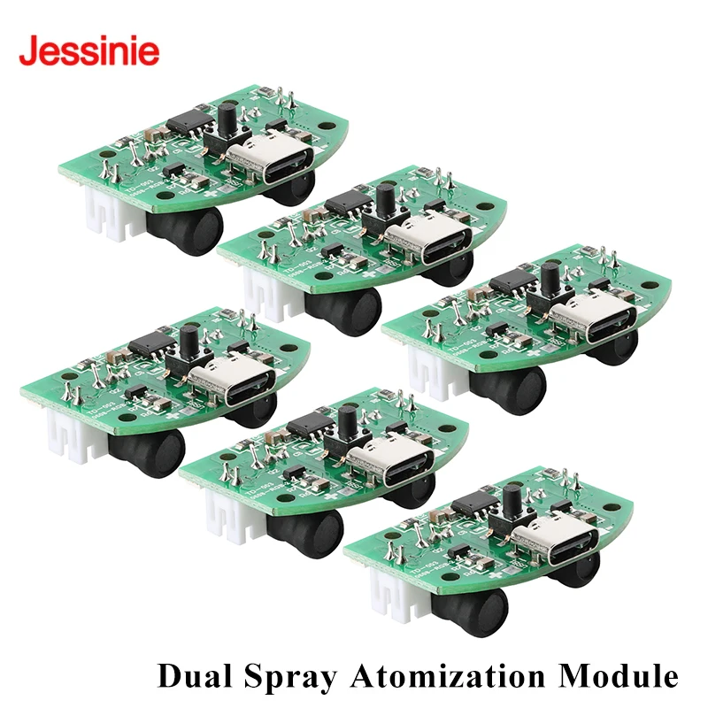 Dual Spray Atomization Module USB Humidifier Driving Circuit Board Atomization Experimental Equipment Ultrasonic DIY Incubation