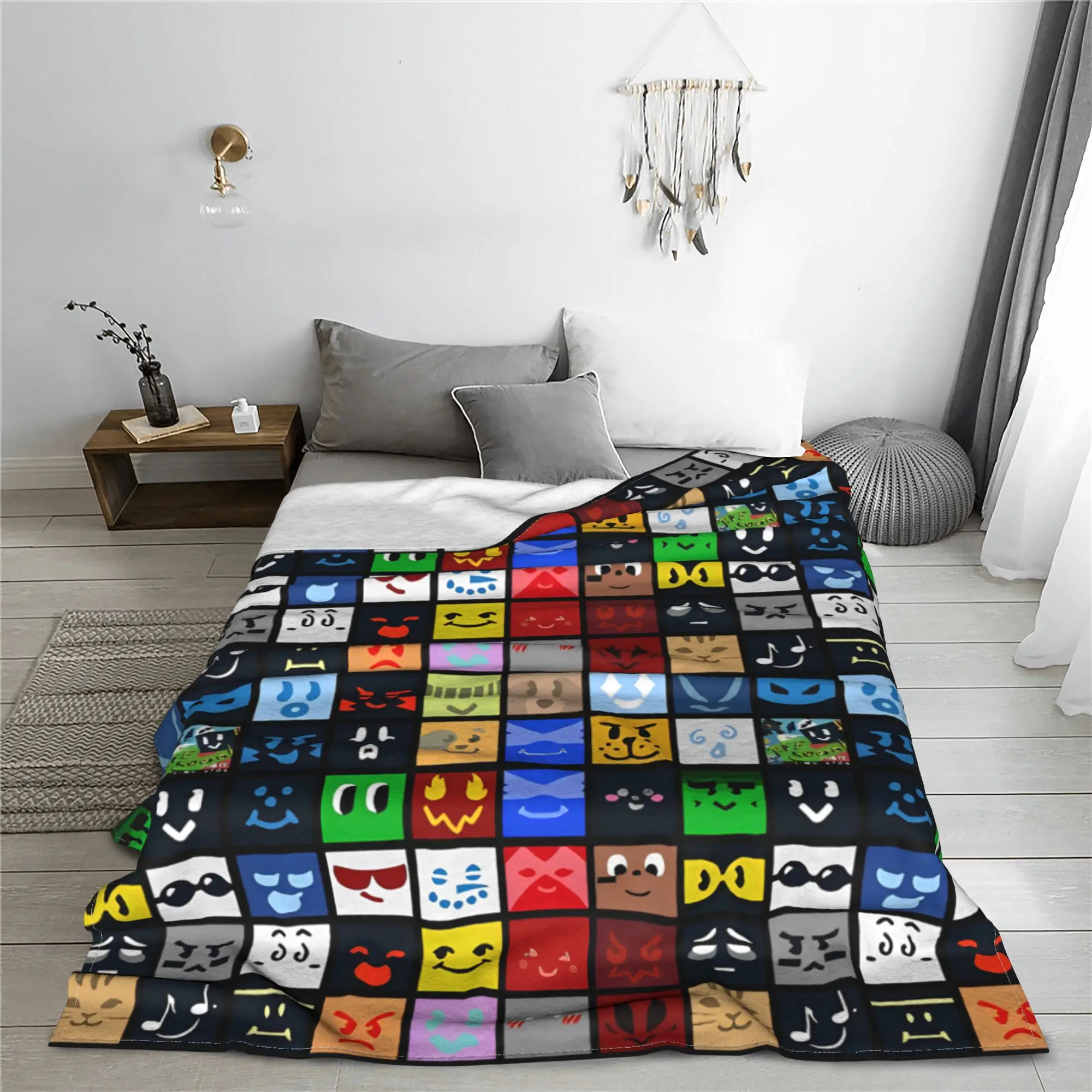 Bee Swarm Simulator Collection BSS Blanket Game Fuzzy Awesome Soft Throw Blanket for Bedding Lounge Winter Travel