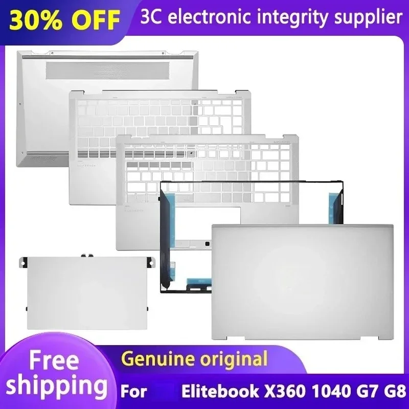 

Original New For Elitebook X360 1040 G7 G8 Laptop LCD Back Cover Front Bezel Upper Palmrest Keyboard Bottom Case Housing