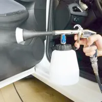 Portable car interior cleaning gun, dust collector, high-speed whirlwind finger brush spray gun