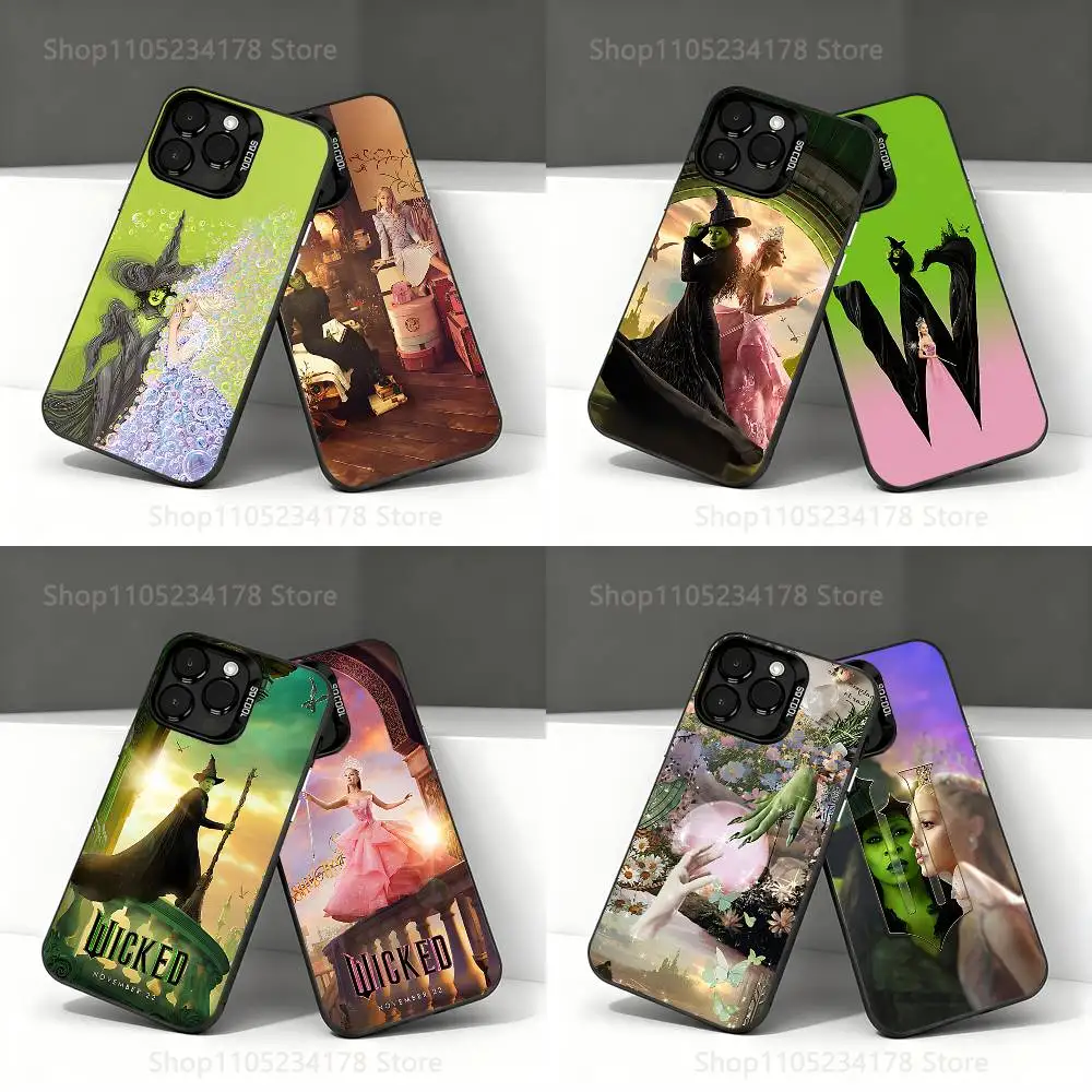 

Ariana Grande W-Wicked Phone Case For iPhone 17,16,15,14,13,12,11,Pro,Max,Plus,E,Air,Mini Anti Fall Black Bumper