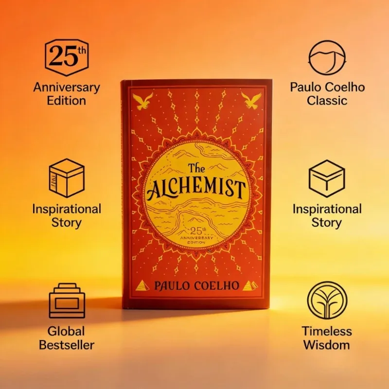 L'Alchimiste (Édition 25e anniversaire) de Paulo Coelho - Fable sur la réalisation du destin pour les passionnés de littérature et la croissance personnelle