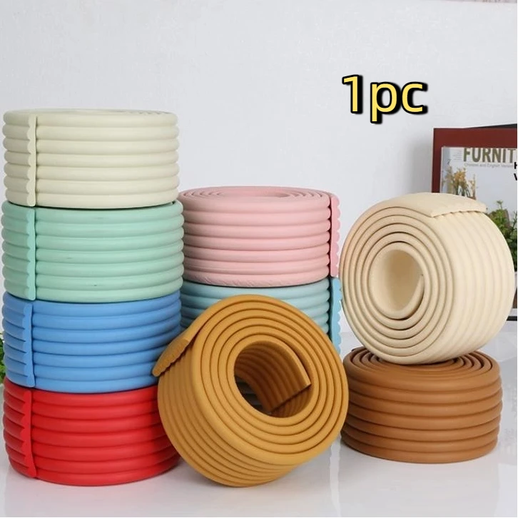 

2 Meter Baby Safety Desk Edge Guard Strip Table Corner Protector 1Pcs Kids Collision Cushion Foam Bumper Free Tape