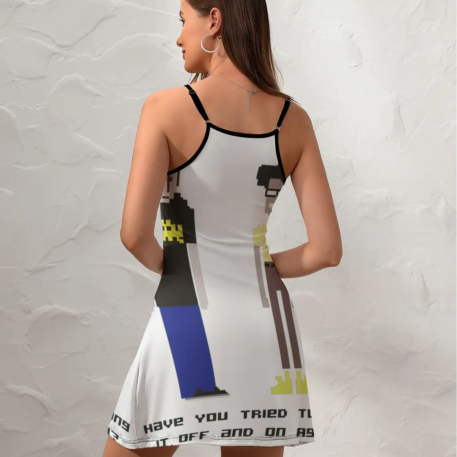 غريبة هل تحاول ذلك وإيقافًا مرة أخرى (4) فستان حبال نسائي مضحك نوادي الجدة فساتين نسائية مضحكة