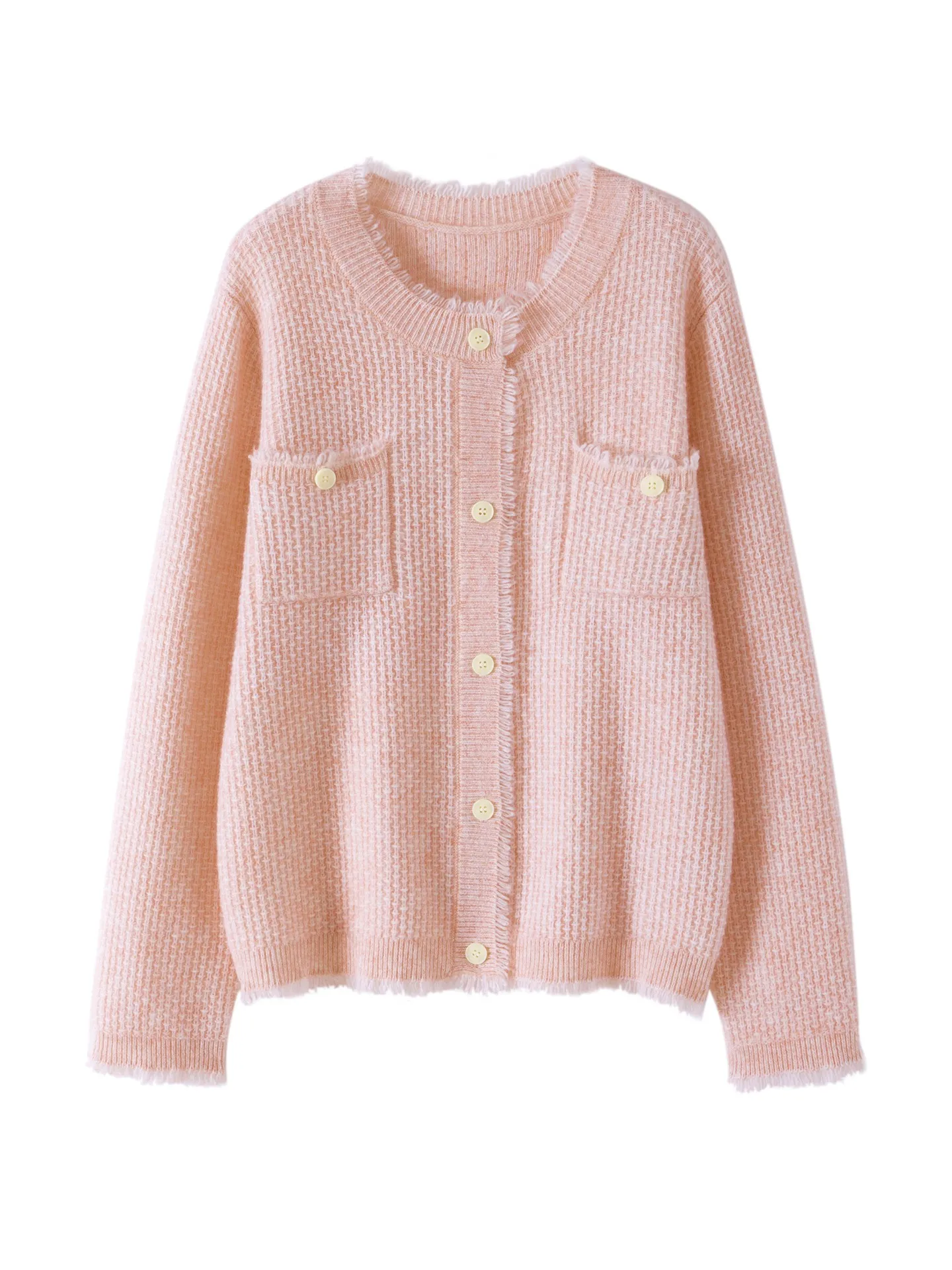 

Chic New Tassel Cardigan Preppy Style Women's 100% Cashmere Sweater Thick knitwear Autumn Winter Female Grace Button Warm Tops
