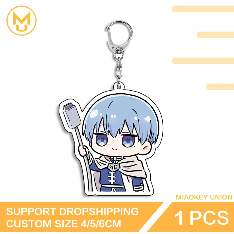 Lovely Frieren Trendy HD Pattern Attractive Double Sided Acrylic Keyring Decorative Versatile Unique Key Ring Gift For Friends