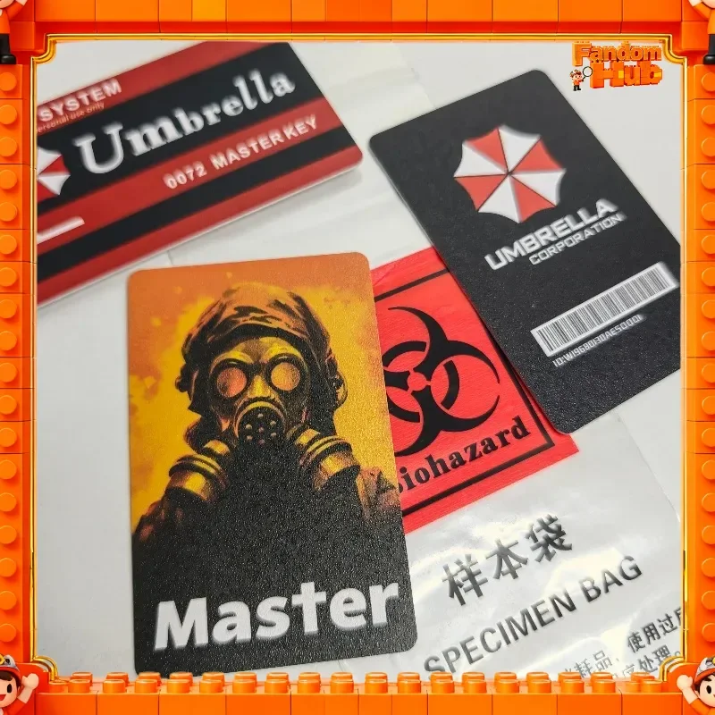 

NEW ARRIVAL Resident Evil Access Control Card Id Card Master Card Collectible Biohazard Merch Cosplay Prop Toy Gift For Fans