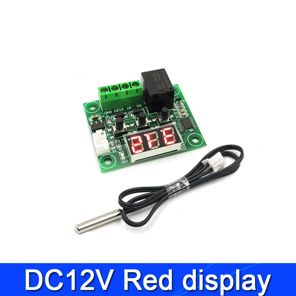 W1209 DC 5V 12V heat cool temp thermostat temperature control switch temperature controller thermometer thermo controller