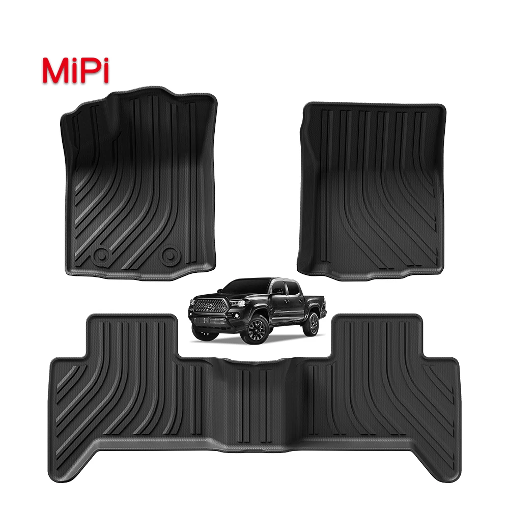 

Factory Wholesale Car Floor Mat for TOYOTA TACOMA 2016-2023 Custom Carpet Car Mats TPE 3D Easy Wash Car Foot Mat