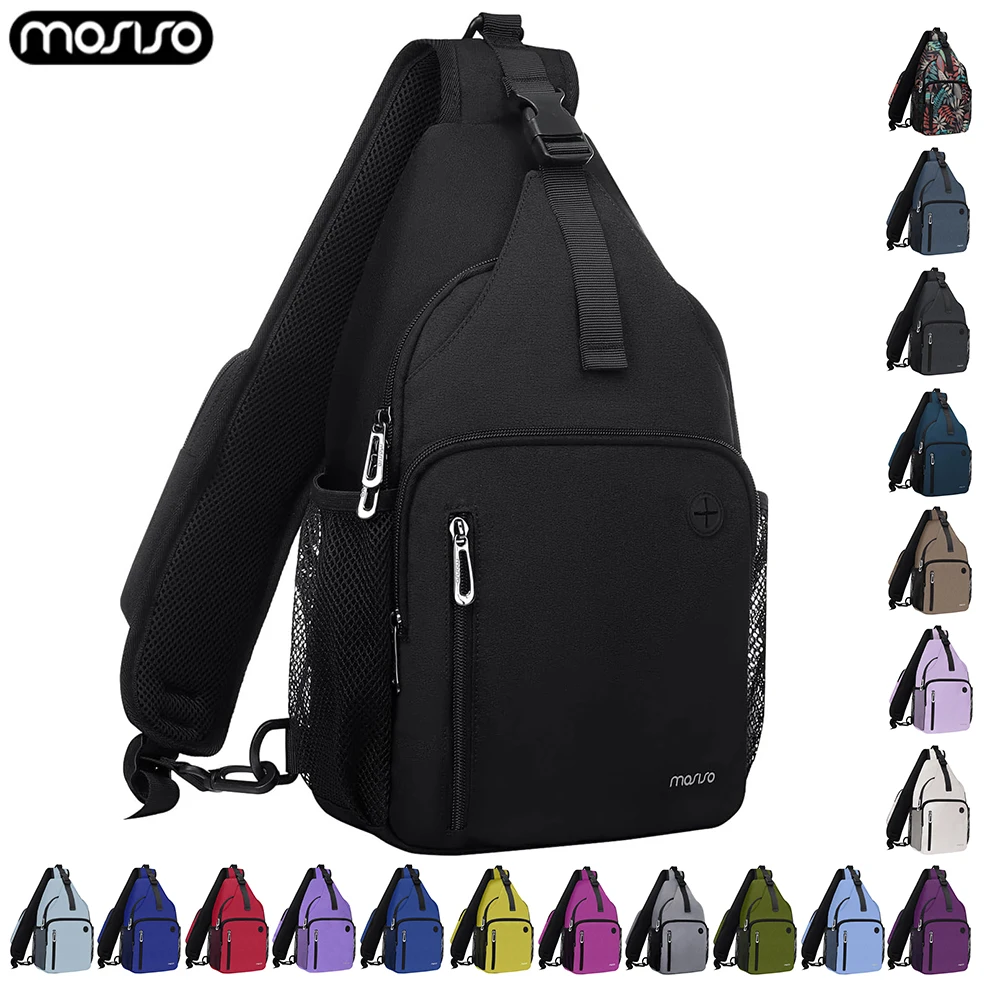 Mochila de pecho con puerto de carga USB para hombre y mujer, bolso de hombro cruzado, Mochila deportiva para viajes al aire libre, senderismo, nuevo