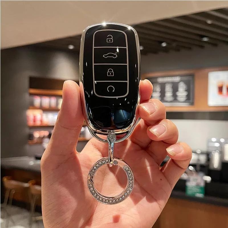 حافظة مفاتيح السيارة من البولي يوريثان فوب لشيري Jaecoo J8 8 J7 7 PHEV 2025 2026 المفاتيح غطاء للحماية عن بعد قذيفة الإسكان حامل الملحقات #5