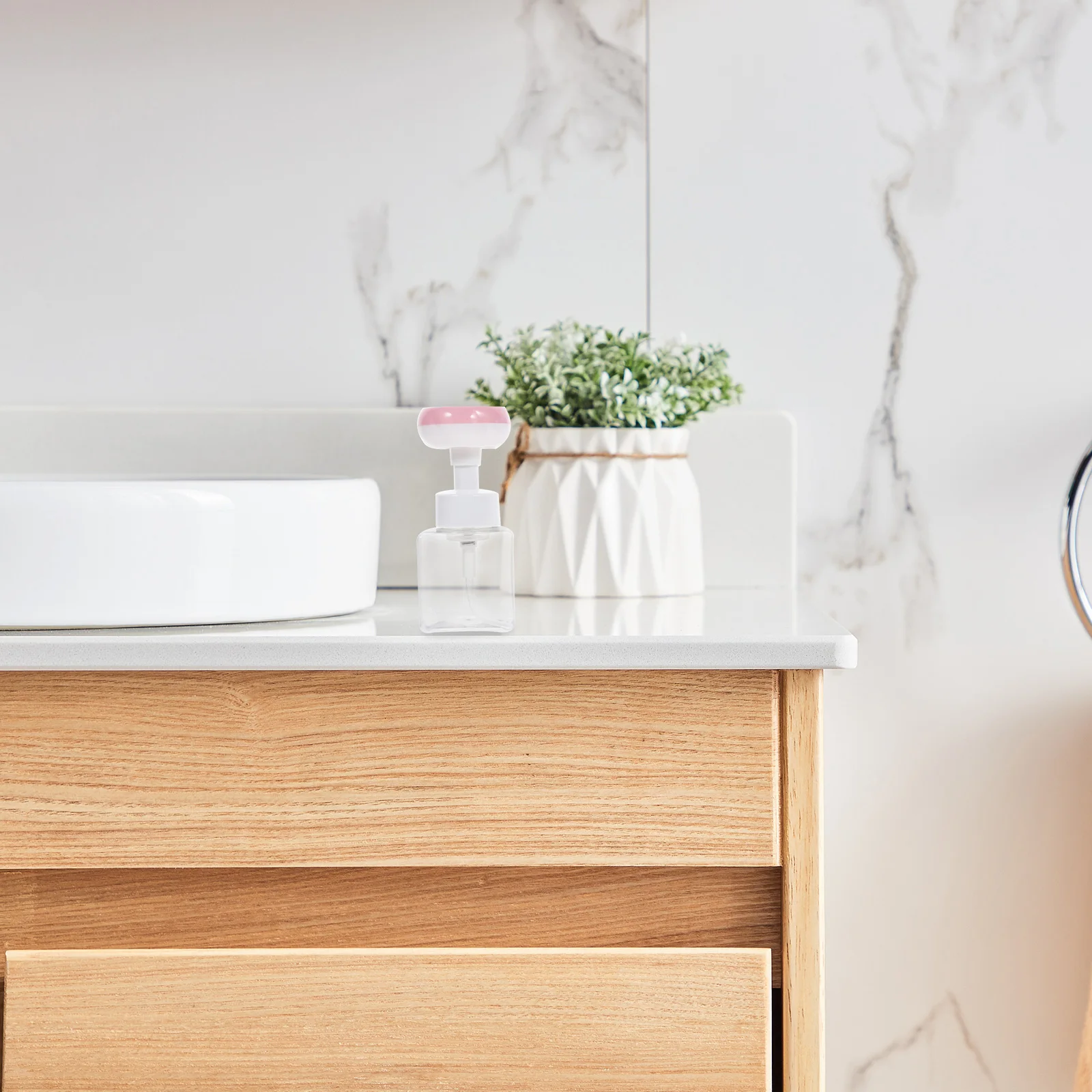 

2Pcs Household Foaming Bottle Leakproof Travel Soap Dispenser Portable Foam Pump Bottle 250ml for Shower Liquid Hand Soap