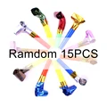 15 piezas de colores aleatorios