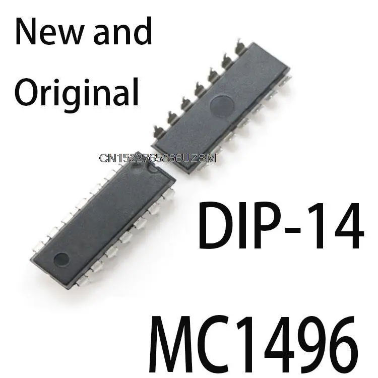 10PCS New and Original MC1496P  DIP-14  DIP14 MC1496BP DIP-14 1496P MC1496