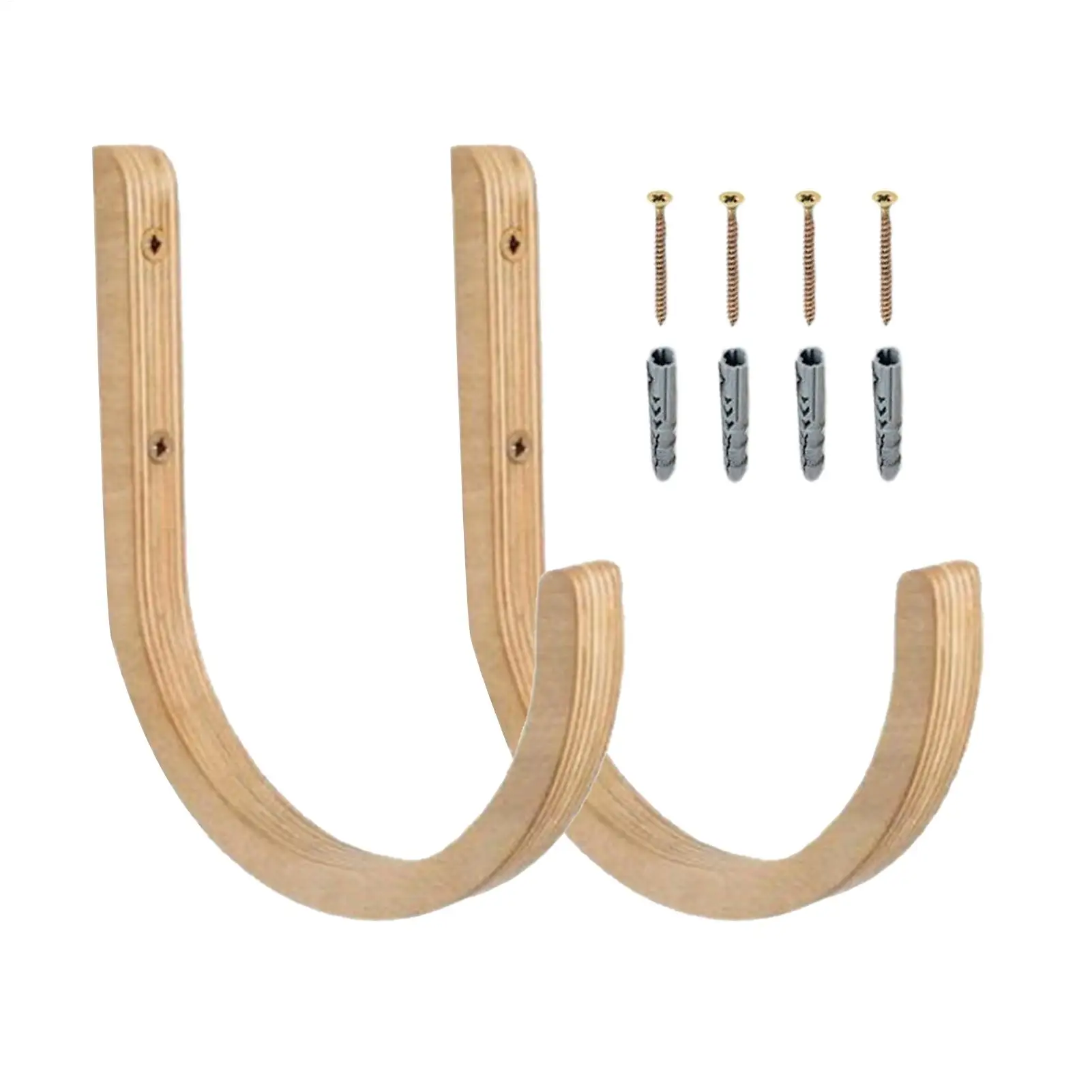 

Держатель для ковриков для йоги, 2 штуки, деревянный, с винтами, настенная подставка для хранения ковриков для йоги, для домашнего спортзала, для занятий фитнесом в помещении, аксессуары для фитнеса