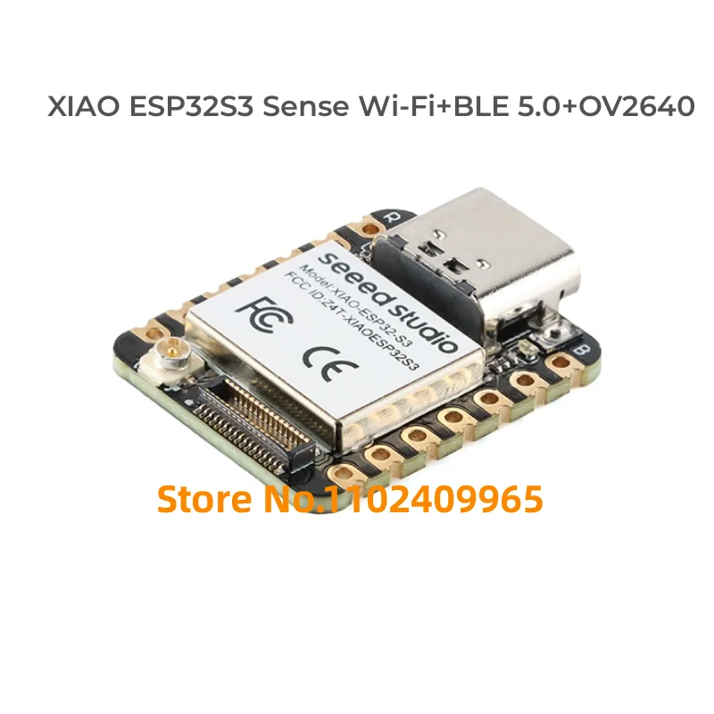 XIAO ESP32S3 Sense 2.4GHz Wi-Fi BLE 5.0, OV2640    100% new