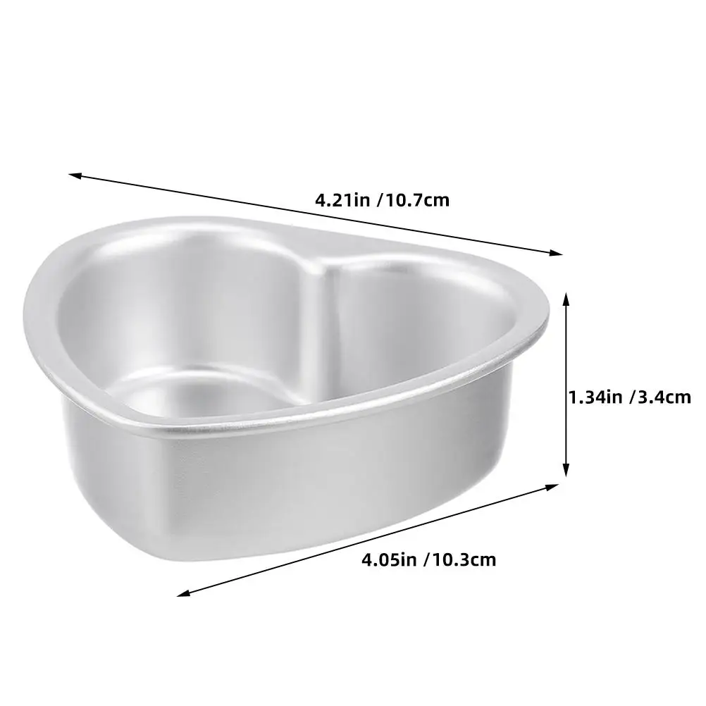 قالب كعكة الخبز على شكل قلب قالب كعك على شكل قلب لعيد الحب بودنغ دونت عموم أداة خبز معدنية قوالب شوكولاتة كب كيك