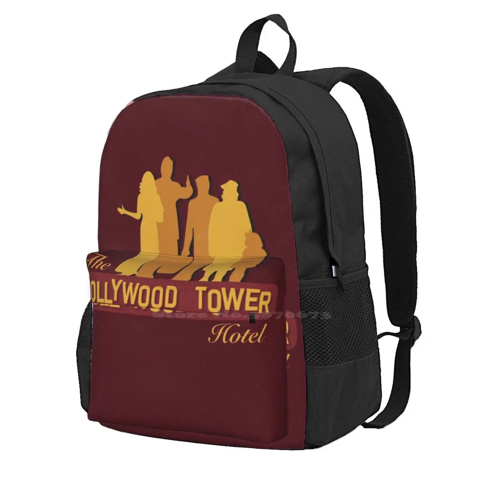 

The Tower Hotel Fashion Travel Laptop School Backpack Bag Studios The Twilight Zone Tower Of Terror World Wow Attractions