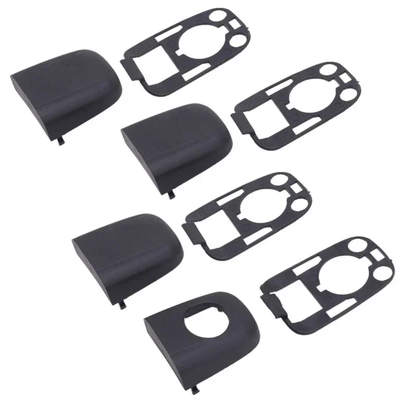 Fit For Peugeot Citroen 307 C2 C3 OE 9101AA Car Door Handle End Cap Trim Kit With Stopper Wear Resistant Exterior Door Decor Rep