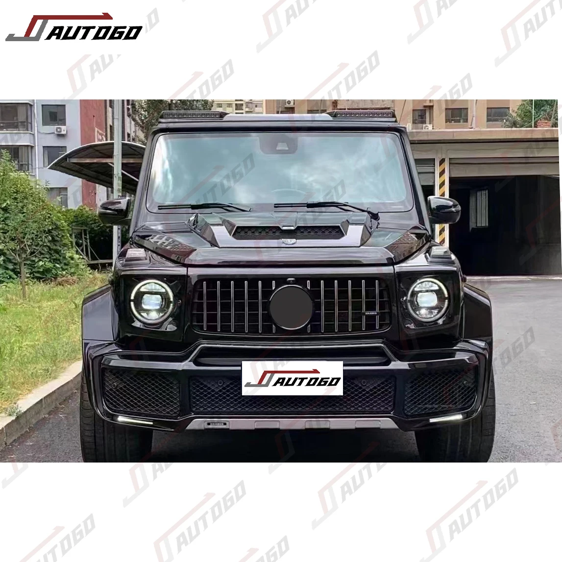 2023 New Design Carbon Fiber Hood Bonnet Scoop for Benz G-Class W463 W463A W464 G63 B800 G800 Style 2002-2024Auto Modific 4