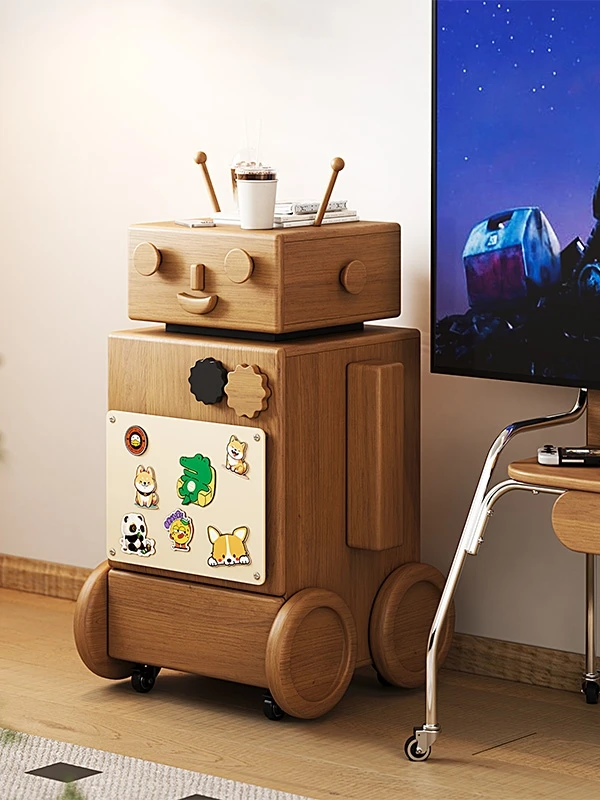 

Robot cabinet solid wood household bedroom