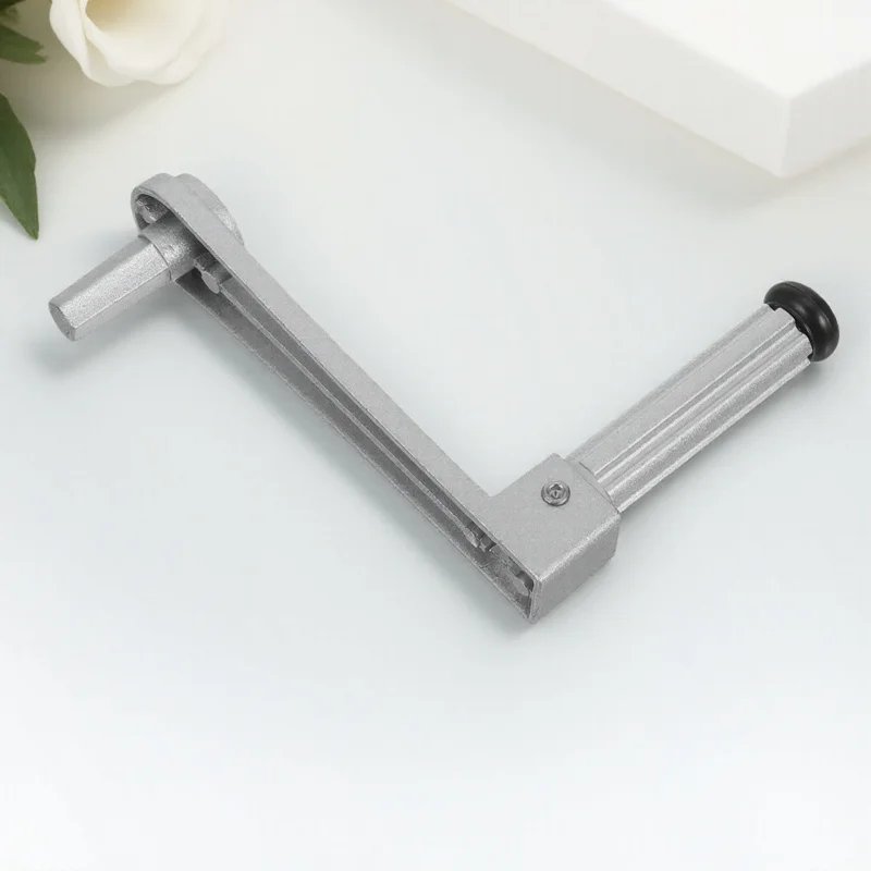 

Aluminum Crank Handle For Clothes Drying Rack Replacement 6-Tooth Universal Lift Hanger Accessory Balcony Wall Mounted Laundry