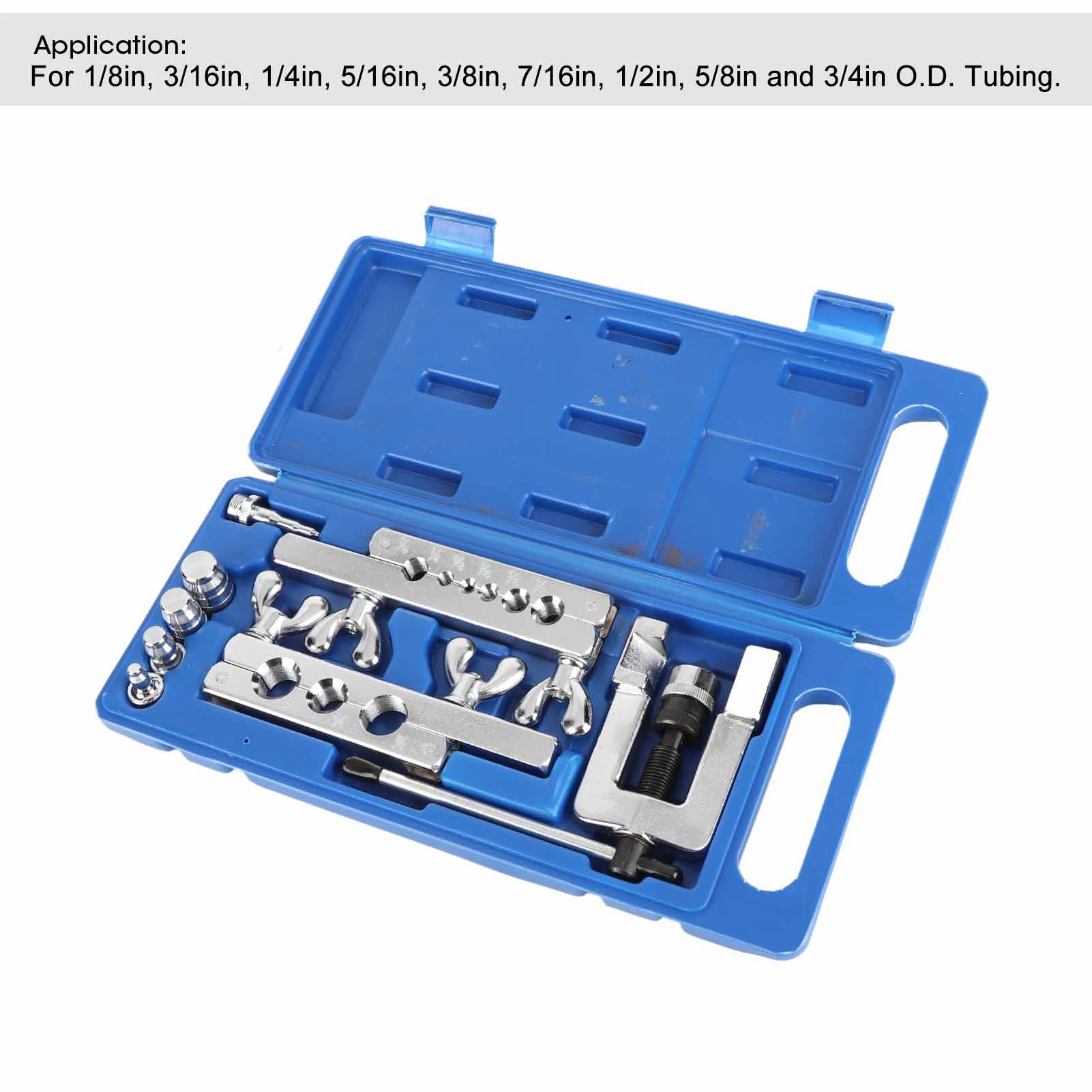 

Copper Pipe Expander HVAC Flaring Swaging Tool Kit Metric System Ergonomic Copper Pipe Tubing Expanding