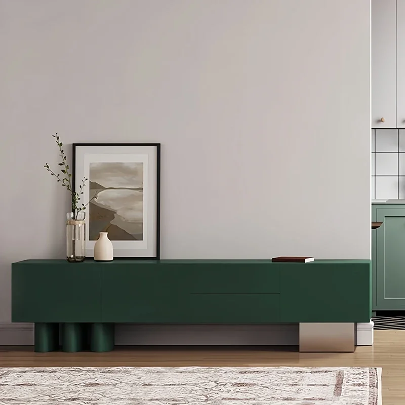 Sleek Industrial Practical Distinctive Tv Cabinet Wooden Metal Contemporary Refined Tv Cabinet Movel Televisao Indoor Furniture