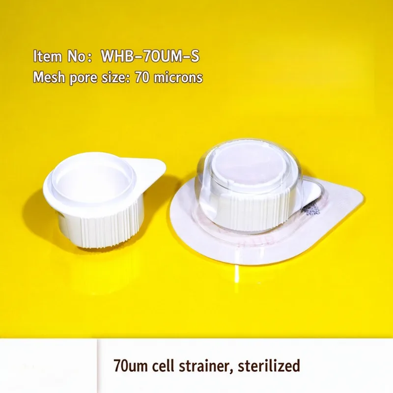 Disposable Cell Strainer Mesh, Sterile Nylon Filtration Sieve, Tissue Sample Separator, Flow Cytometry Supply, Individual Packed