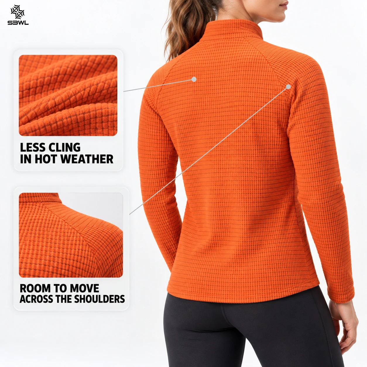 SBWL 2026 New Model High-Quality Women's Outdoor Sports Long-Sleeved T-Shirt for Cycling Mountaineering Breathable Jacket Tops